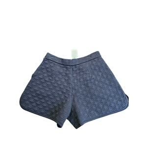 Maje Quilted Jacquard Knit Skirt Navy Blue – Size 40 (US 8) |